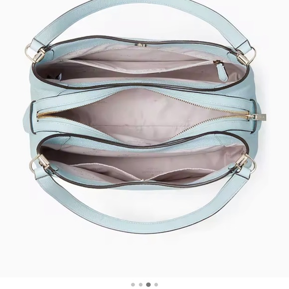 Kate Spade triple compartment shoulder bag in dewy blue. Brand new with tags - Picture 2 of 13